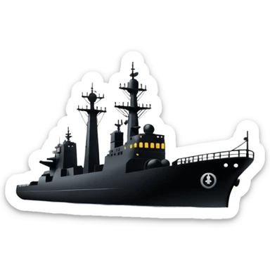generate an ultra realistic shadow Russian fleet sticker