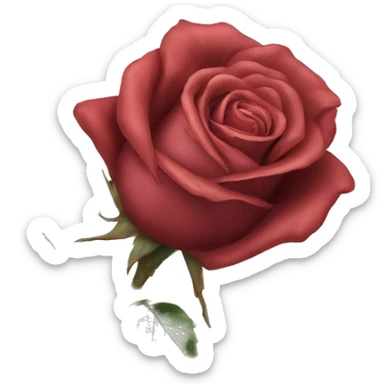 Wilted rose sticker