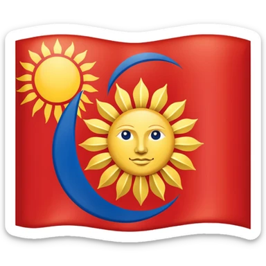 buryatia flag sticker