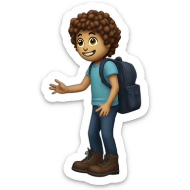 micheal afton exiting from freddy's sticker