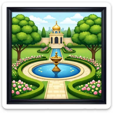 Fancy deluxe Royal garden sticker