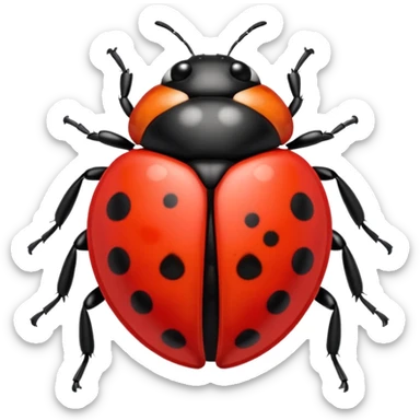 ladybug sticker