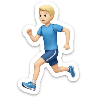 Regular physical activity icon sticker