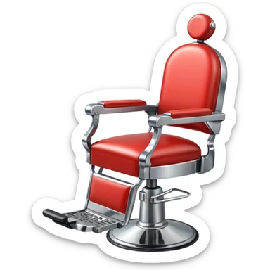 barber shop items, single sticker