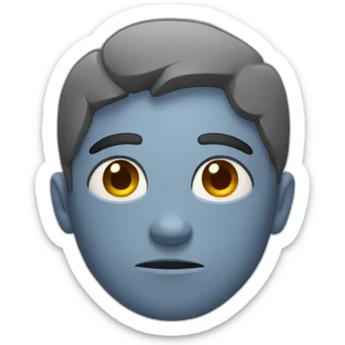 Broken person  sticker