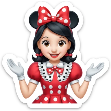 minnie mouse  sticker