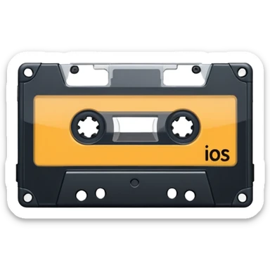 casette tape sticker