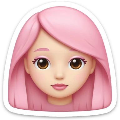 Girly pink sticker