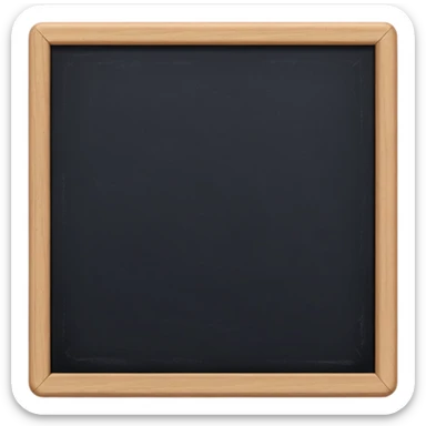 make a chalkboard sticker