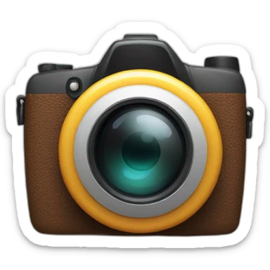 camera with flash sticker