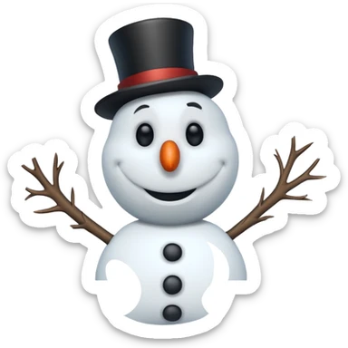 Olaf from the Frozen movie sticker