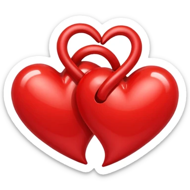 dos corazones sticker