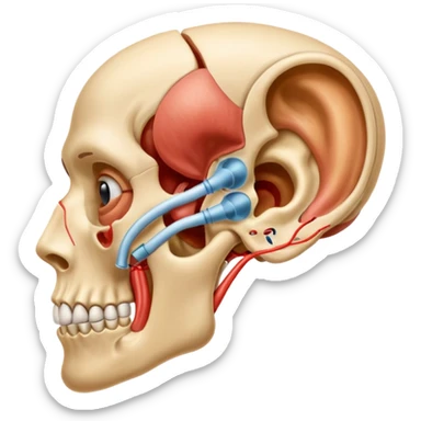 ear anatomy sticker