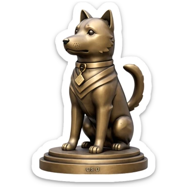 Shibuya Hachiko statue sticker