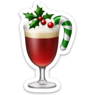 Christmas drink  sticker