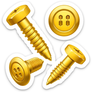 screws yellow sticker