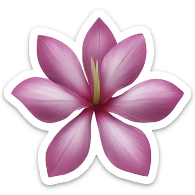 Balinese flower sticker