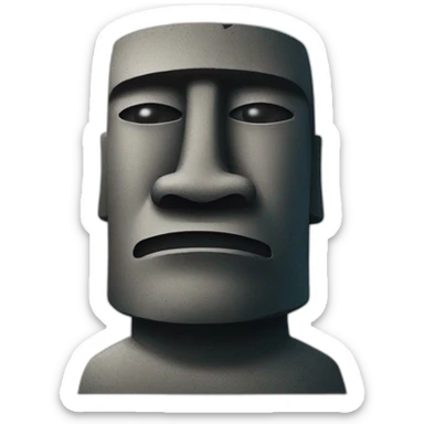 Moai sticker