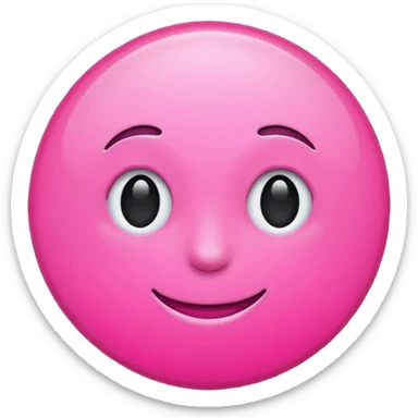 circulo + color rosa. NO cara ni nada, SOLO EL CIRCULO ROSA sticker