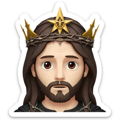 Make a satan Jesus sticker