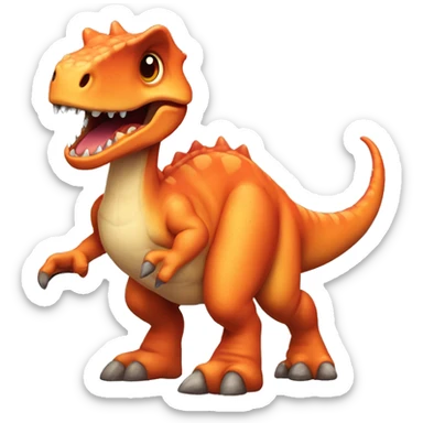 Dinossauro soltando fogo sticker