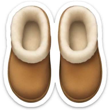 UGG slippers  sticker