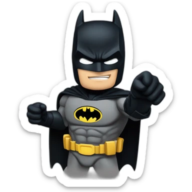 Batman levantando una mano sticker