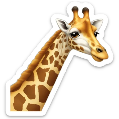 Giraffe sticker