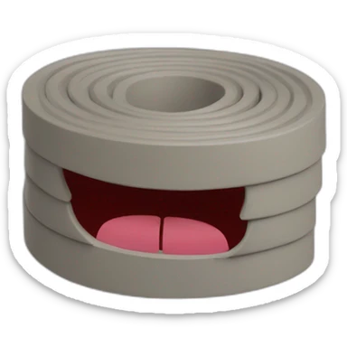 Plasticine 35mm film coil sticker