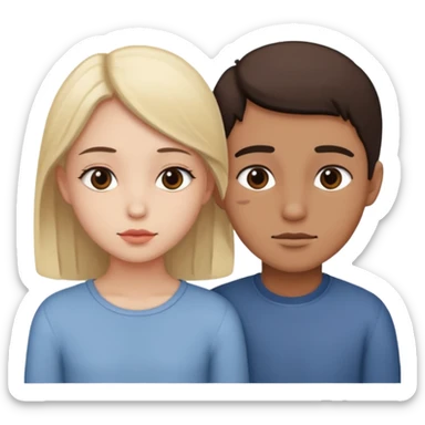 the duality of friendship: gentleness and cruelty sticker