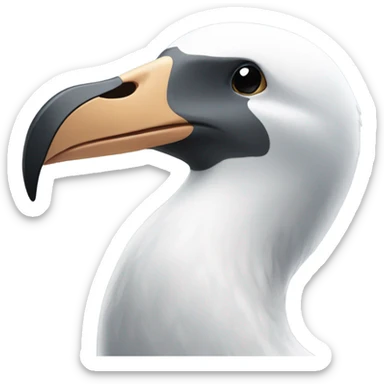 Realistic albatross  sticker