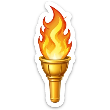 torcia olimpica sticker