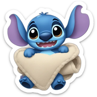 stich cuddle sticker