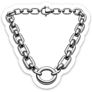 Prada chain necklace sticker