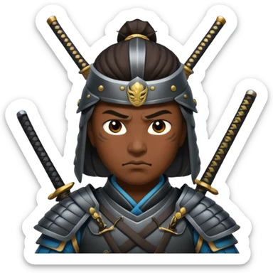 guerrero samurai sticker