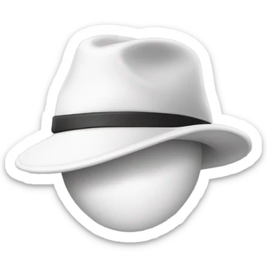 white hat hacker emoji sticker