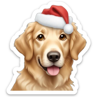 cute christmas Nova Scotia Retriever sticker