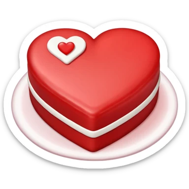 HEART CAKE sticker