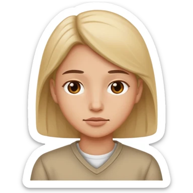 my head shot sticker