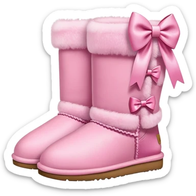 Cute coquette uggs  sticker