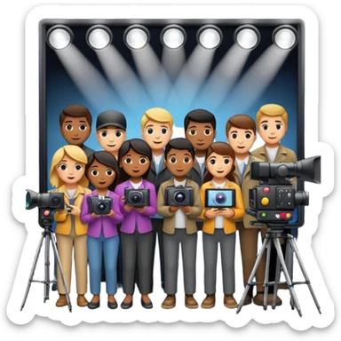 media production create a content sticker