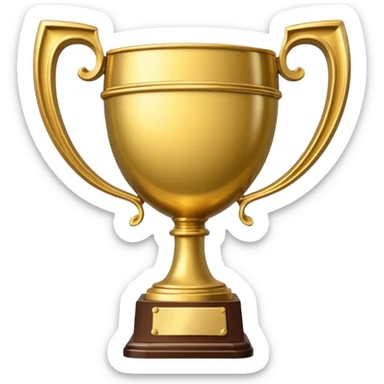 golf club championship trophy sticker