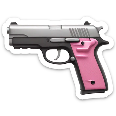 PINK GUN sticker