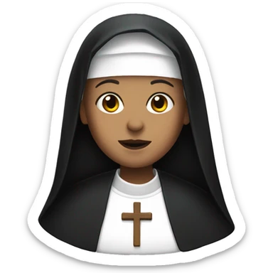 The nun sticker