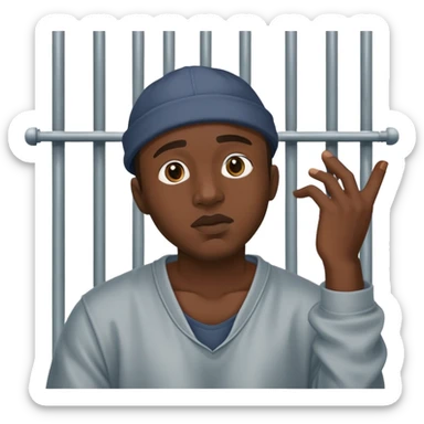 Underground man criminal rap sticker