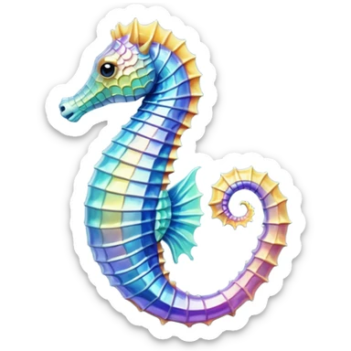 Seahorse emoji sticker