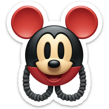 mickie mouse connector sticker