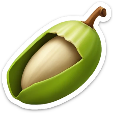 A single pistachio nut  sticker