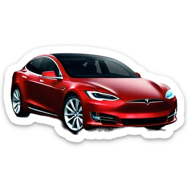 tesla sticker