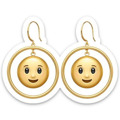 Earring Hoops sticker